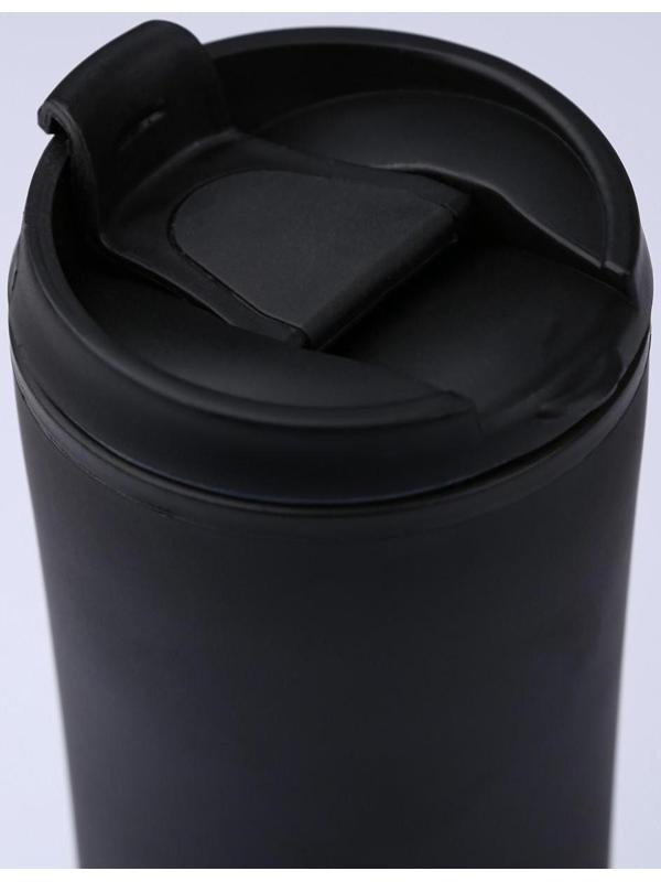 Термокружка, серия: For you, 450 мл, сохраняет тепло 2 ч, 8 х 19 см, чёрная