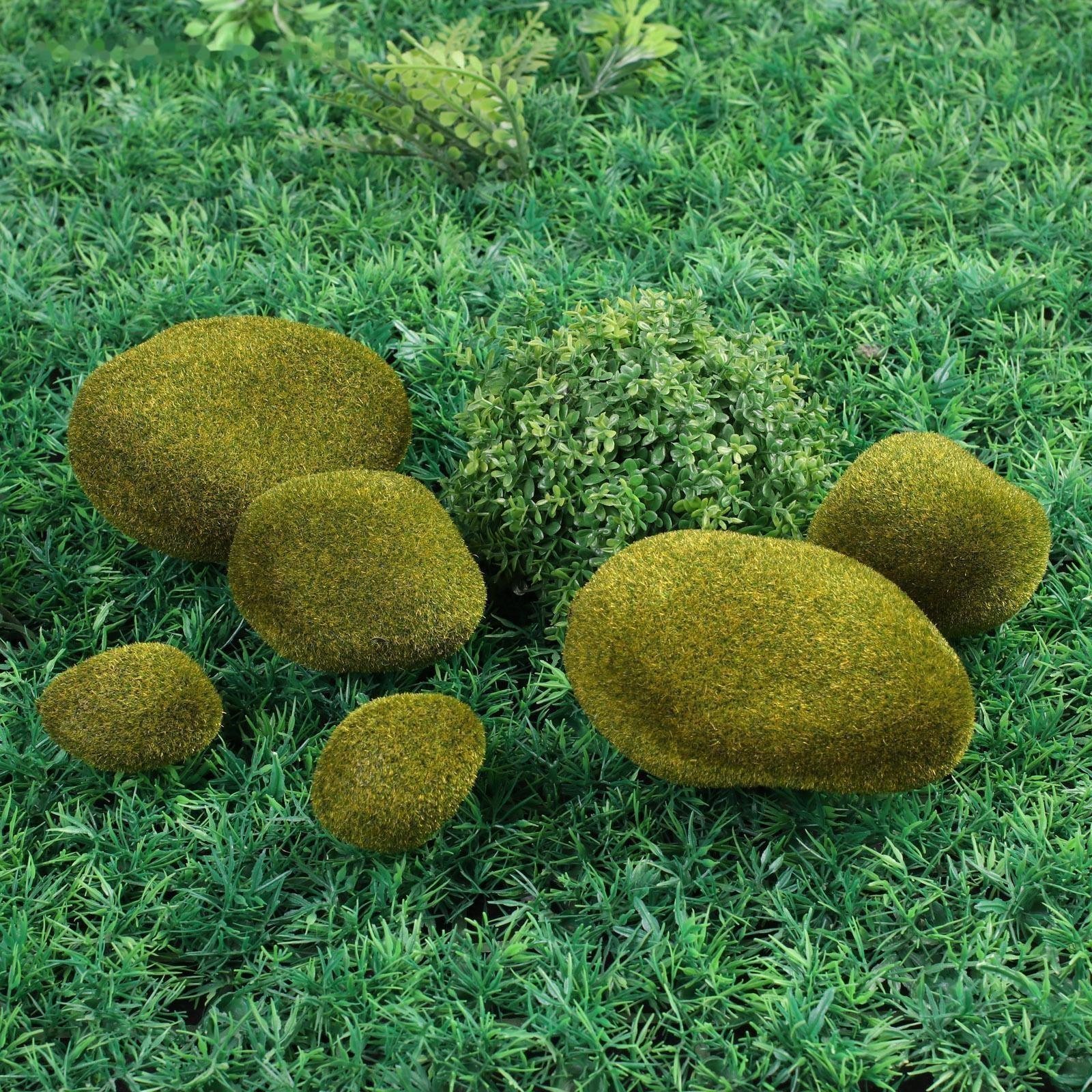 Мох искусственный «Камни», набор 6 шт.