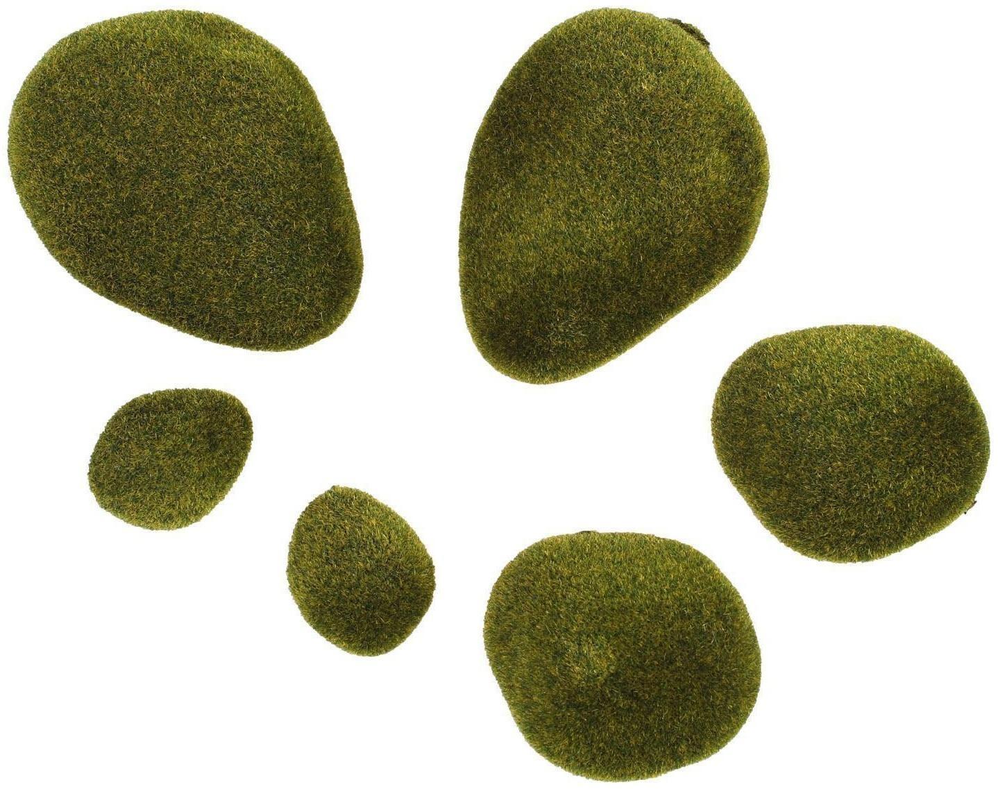 Мох искусственный «Камни», набор 6 шт.