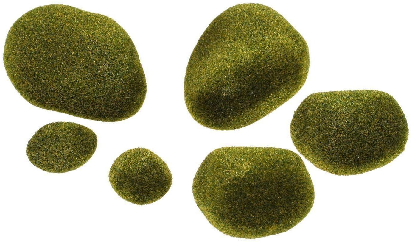 Мох искусственный «Камни», набор 6 шт.