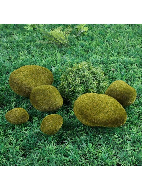 Мох искусственный «Камни», набор 6 шт.