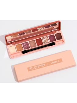 Палетка теней для век, с жемчужным блеском, 8 цветов