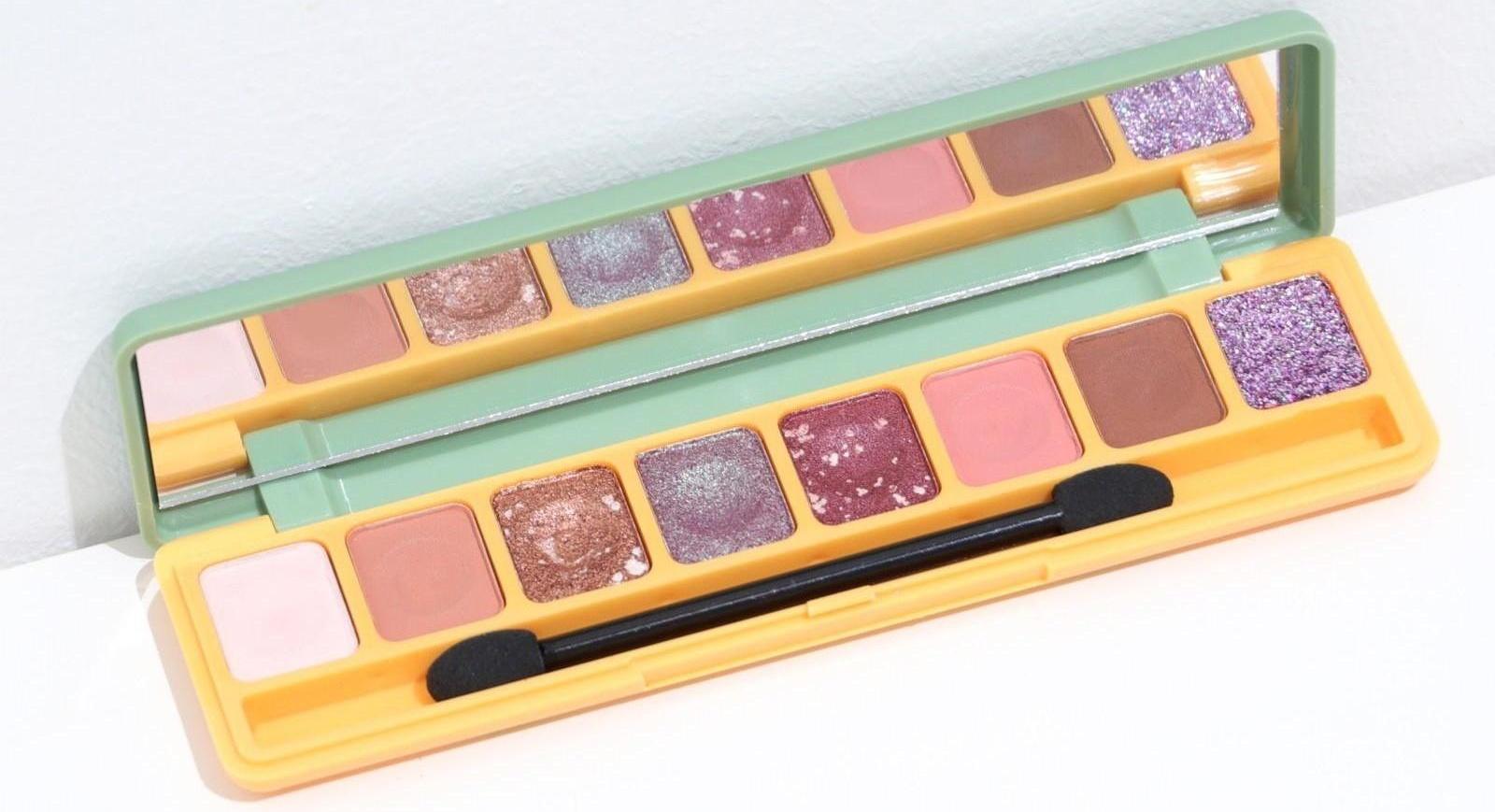 Палетка теней для век, с жемчужным блеском, 8 цветов