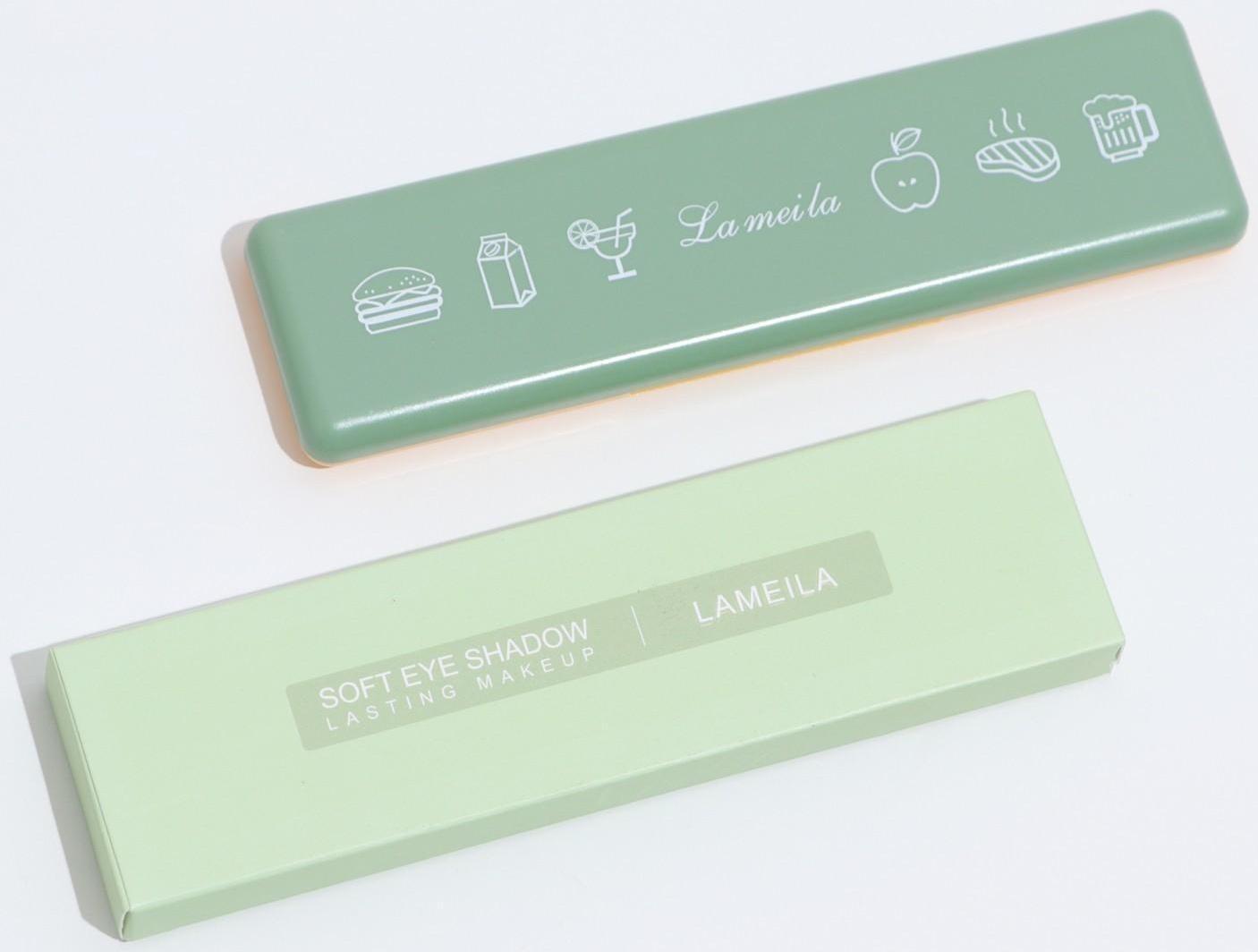 Палетка теней для век, с жемчужным блеском, 8 цветов