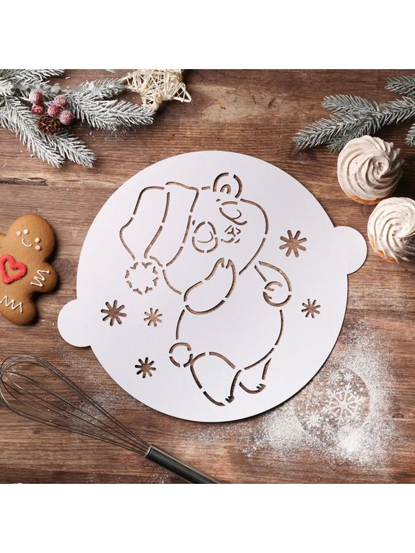 Трафарет для выпечки «Медвежонок», 35,2 × 30 см