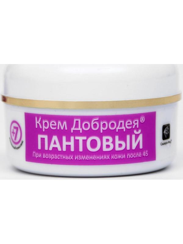 Натуральный крем «Добродея», пантовый, при возрастных изменениях кожи после 45, 25 мл