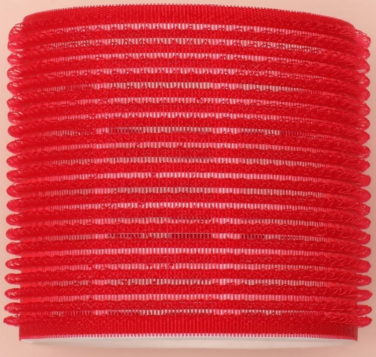 Бигуди «Липучка», d = 6 см, в косметичке, 6 шт, цвет МИКС