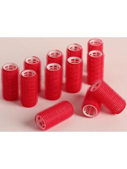 Бигуди «Липучка», d = 2,2 см, в косметичке, 12 шт, цвет МИКС