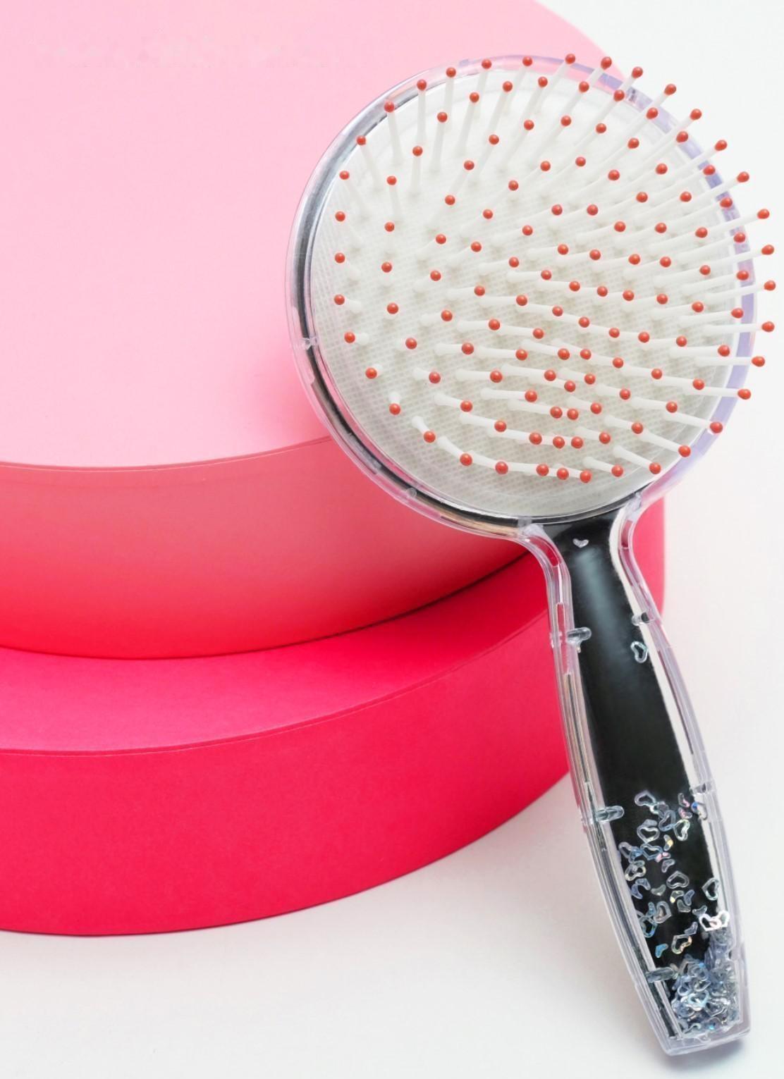 Расческа массажная «Давид», круглая 8 х 16,5 см