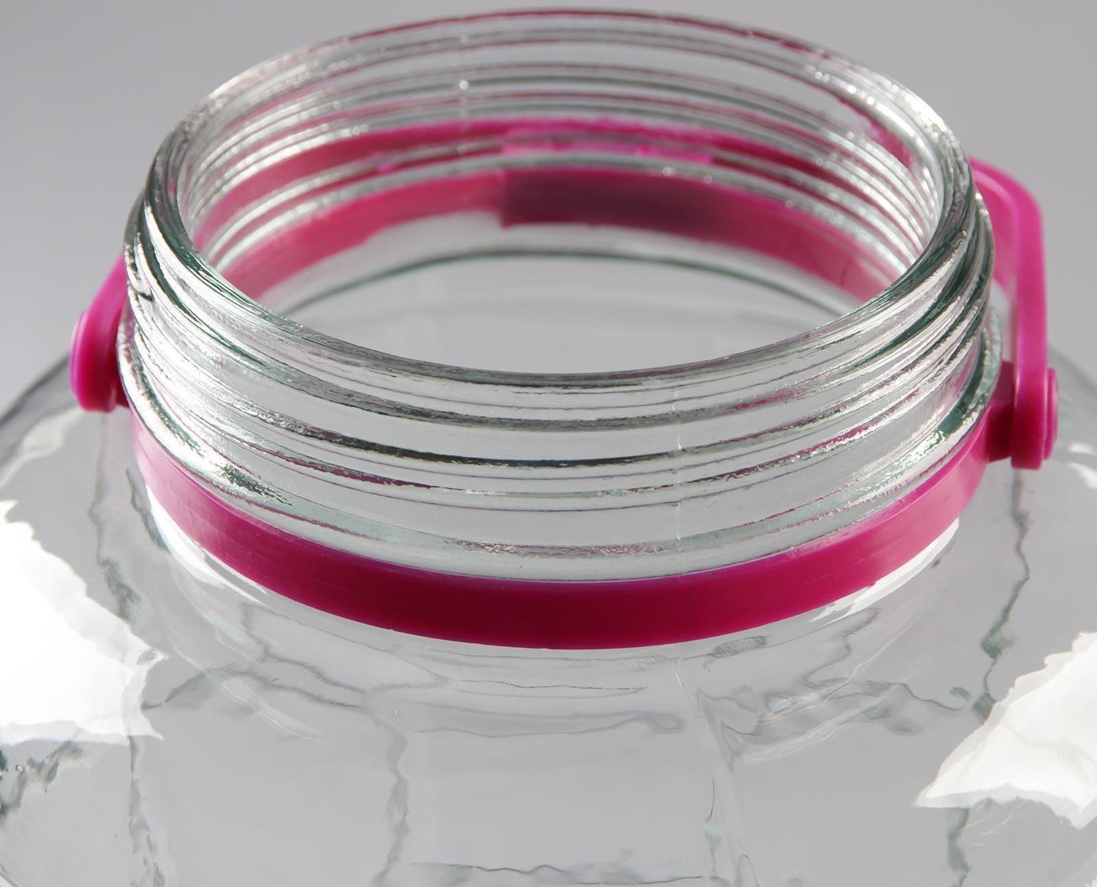 Банка стеклянная с ручкой, 8 л