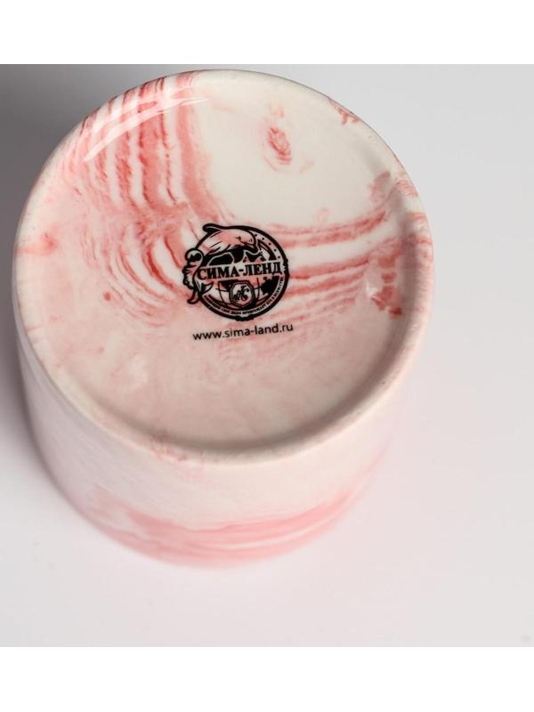 Керамическое кашпо с тиснением «Единорог», 8 х 9,5 см