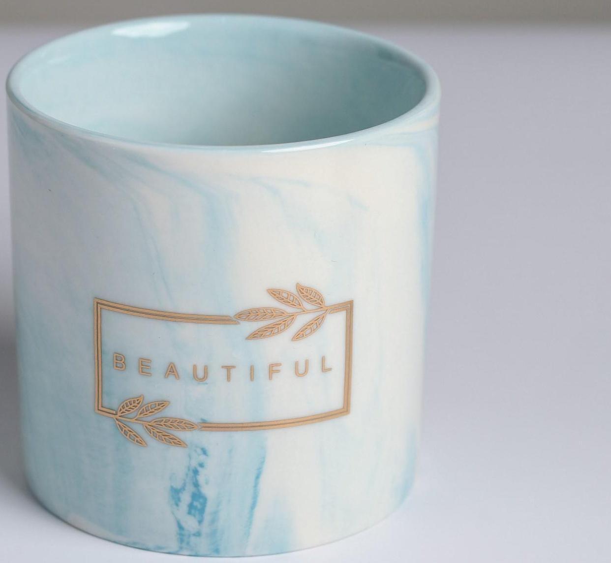 Кашпо для цветов «Красота», 10 х 10 см