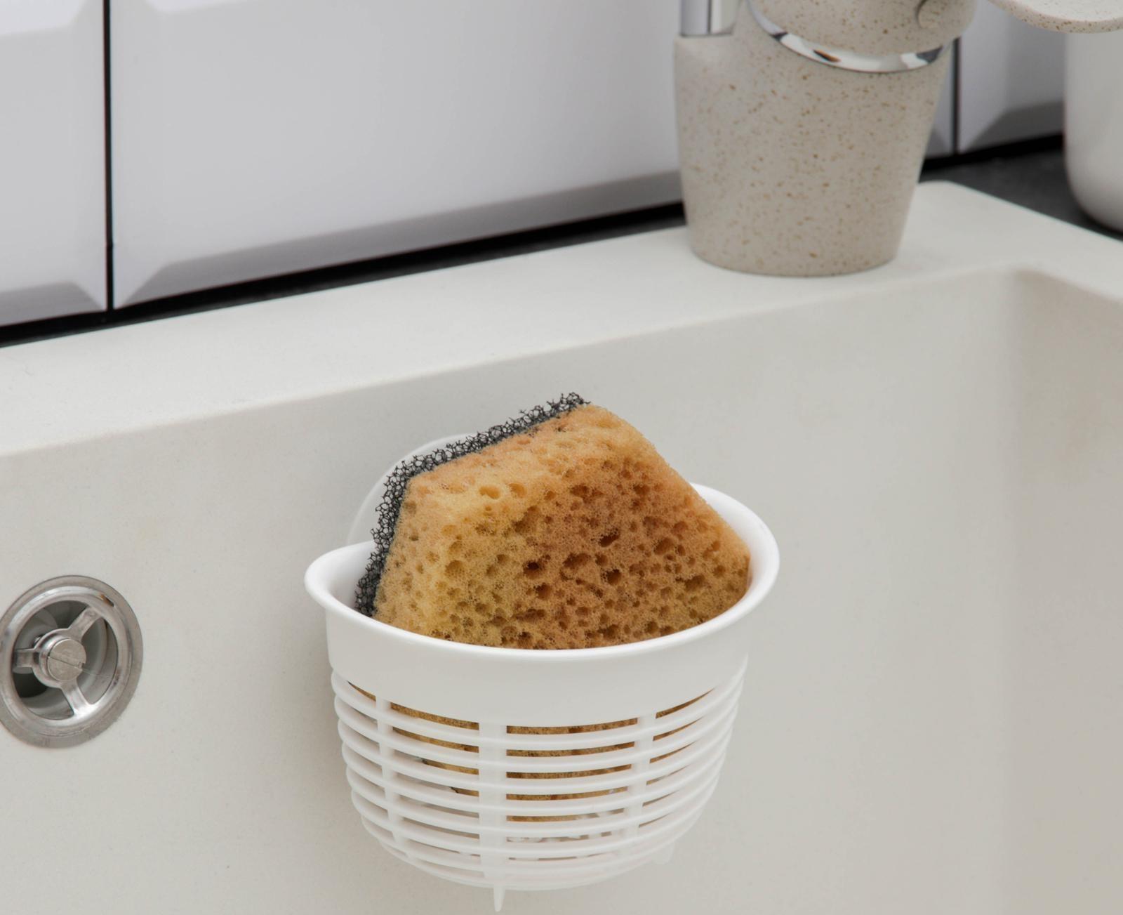 Держатель подвесной на присосках econova Helper, 10,3×8,4×7,1 см, цвет белый