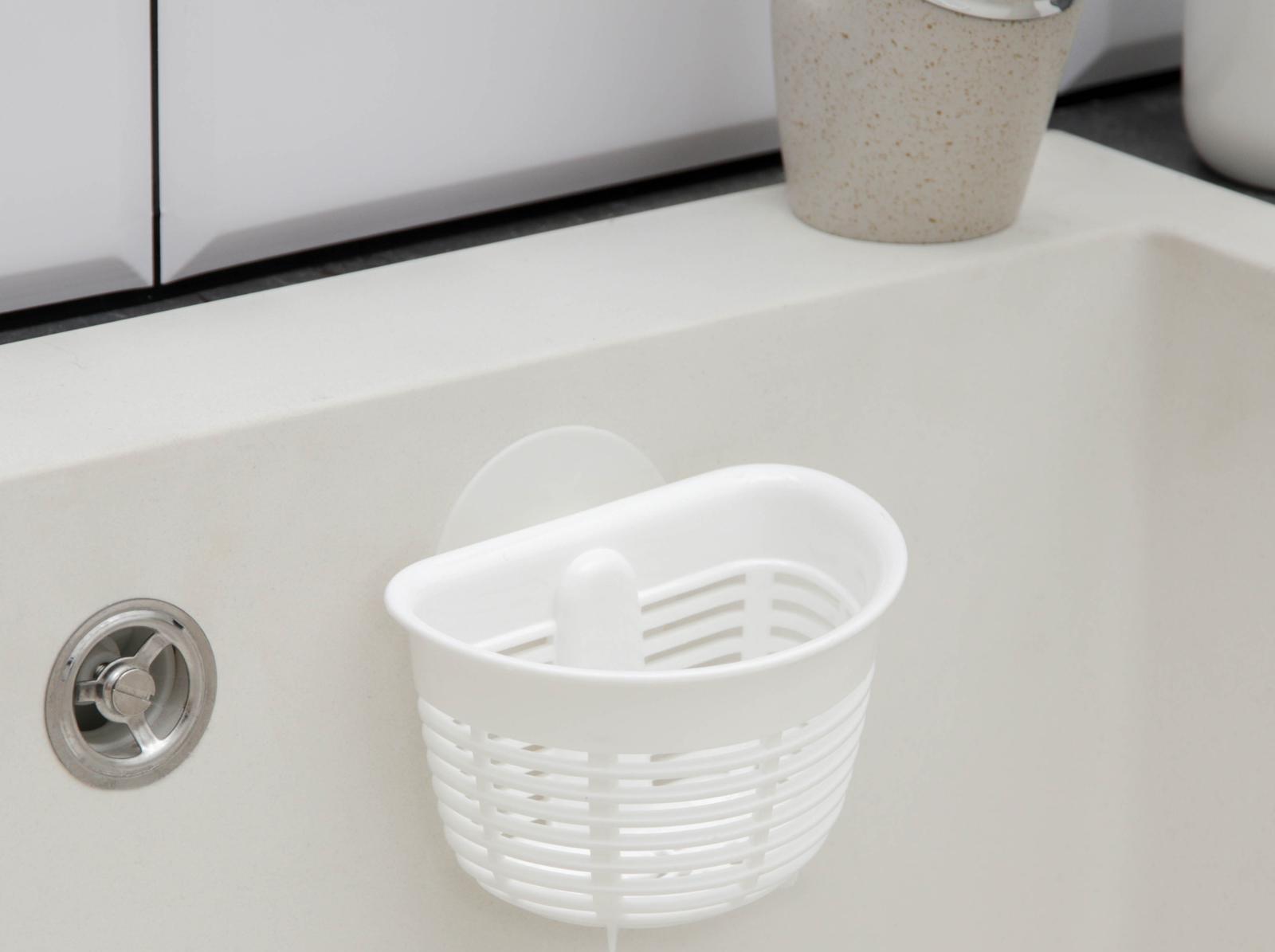 Держатель подвесной на присосках econova Helper, 10,3×8,4×7,1 см, цвет белый