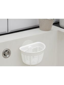 Держатель подвесной на присосках econova Helper, 10,3×8,4×7,1 см, цвет белый