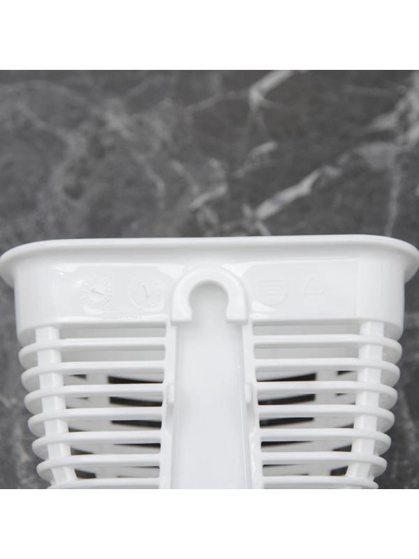 Держатель подвесной на присосках econova Helper, 10,3×8,4×7,1 см, цвет белый