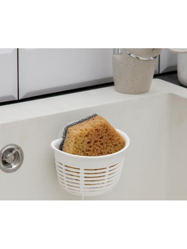 Держатель подвесной на присосках econova Helper, 10,3×8,4×7,1 см, цвет белый