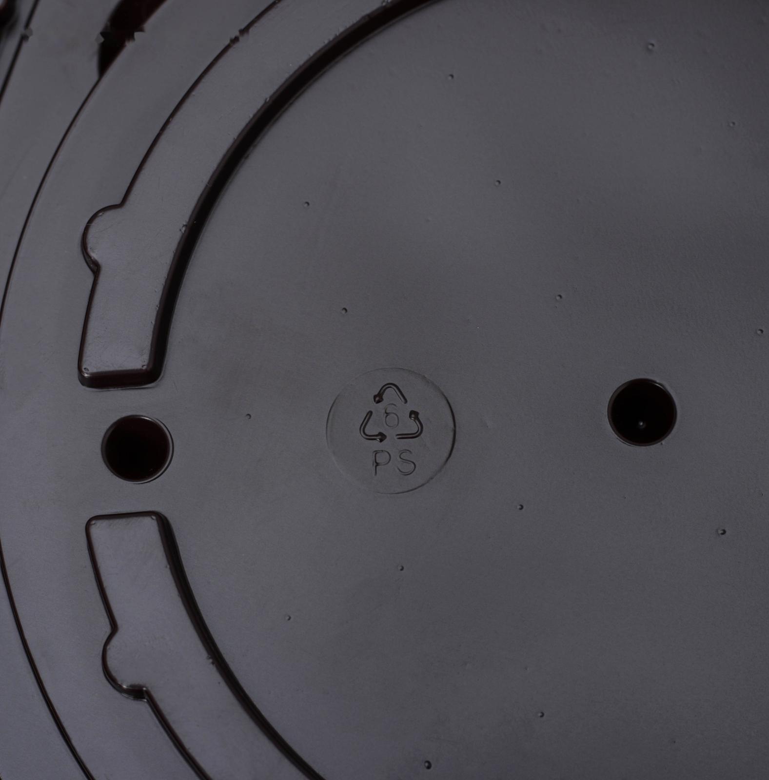 Тортовница одноразовая с крышкой, внешний размер 19,3×11,1 см, дно 15,5×10,6 см, цвет прозрачный, чёрный