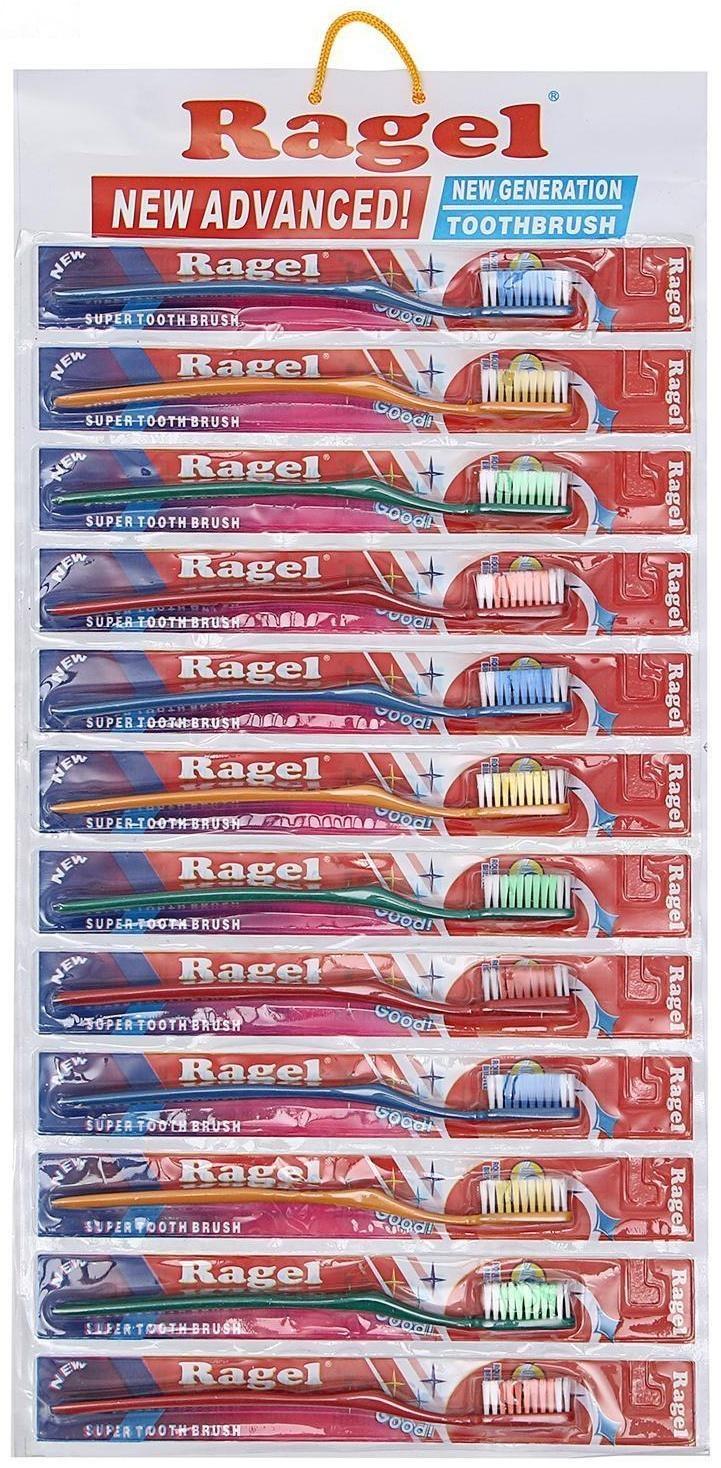 Зубная щётка средней жёсткости, 1 шт.