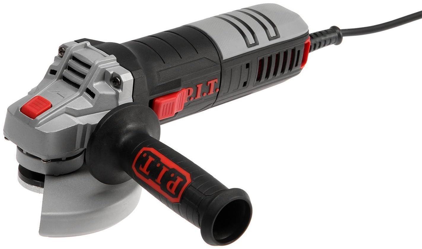 Угловая шлифмашина P.I.T. PWS125-C6, регулировка оборотов, 1050Вт, 125 мм, 3000-11000 об/мин