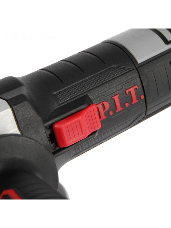 Угловая шлифмашина P.I.T. PWS125-C6, регулировка оборотов, 1050Вт, 125 мм, 3000-11000 об/мин