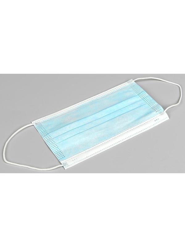 Маска медицинская, трёхслойная, нестерильная, 50 штук.