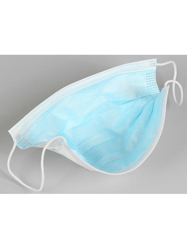 Маска медицинская, трёхслойная, нестерильная, 50 штук.