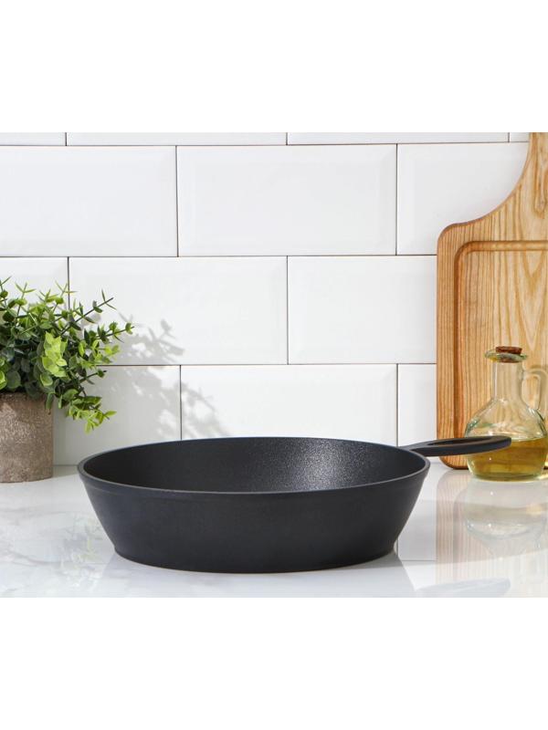 Сковорода «Сотейник», d=26 см, без крышки, антипригарное покрытие, цвет чёрный