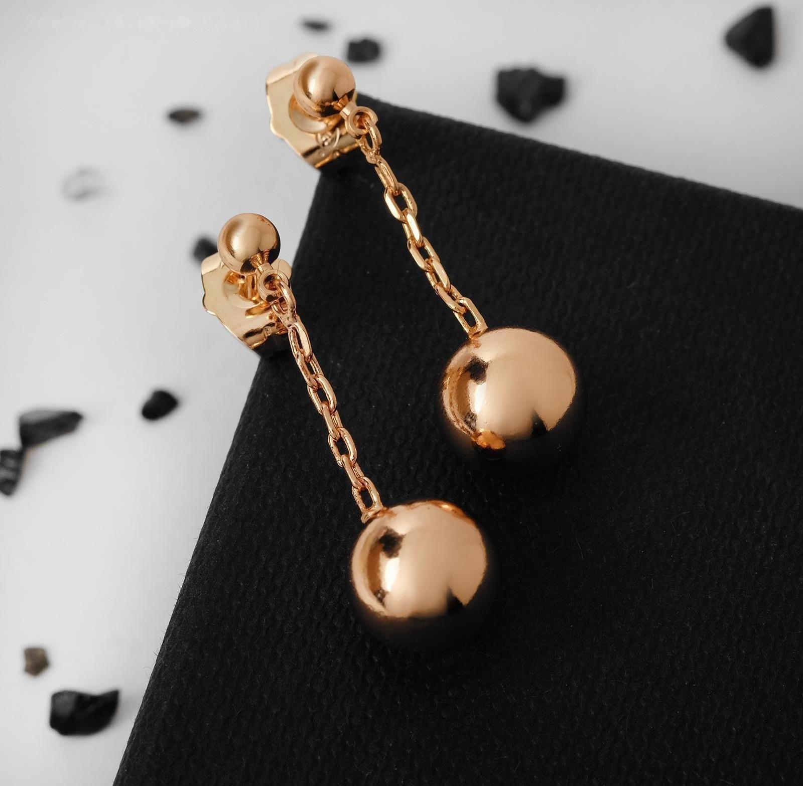 Серьги металл 