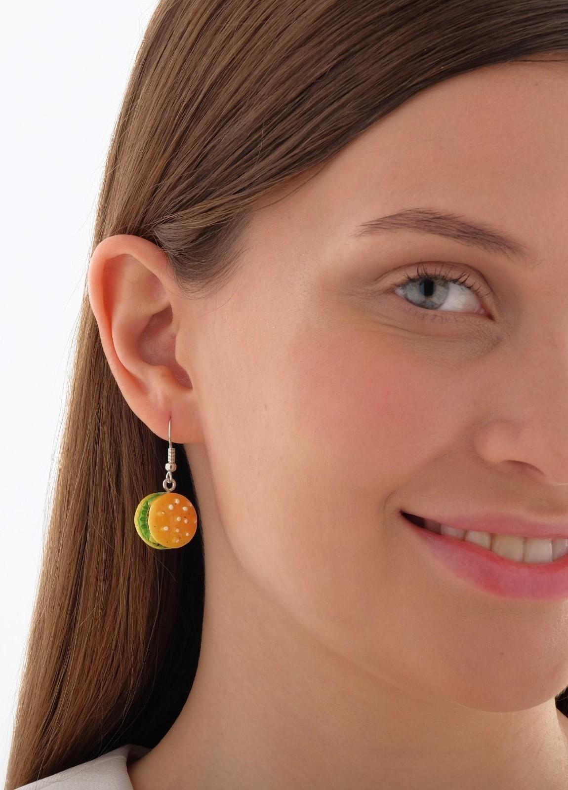 Серьги пластик 