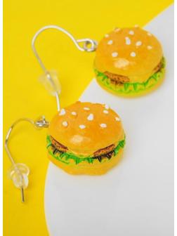 Серьги пластик 