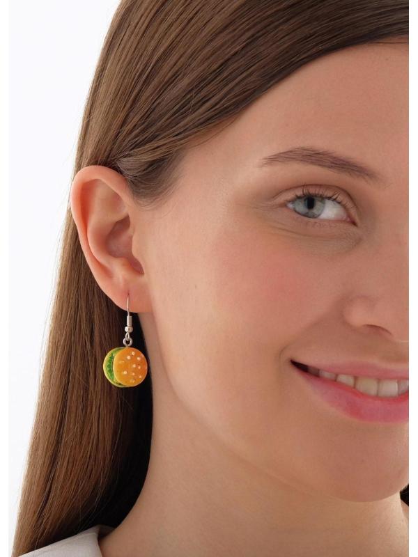 Серьги пластик 