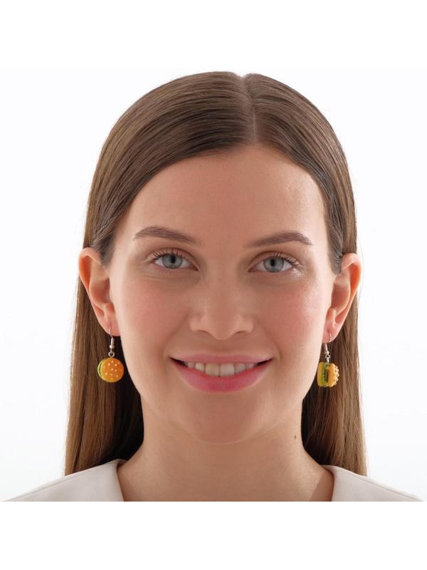 Серьги пластик 