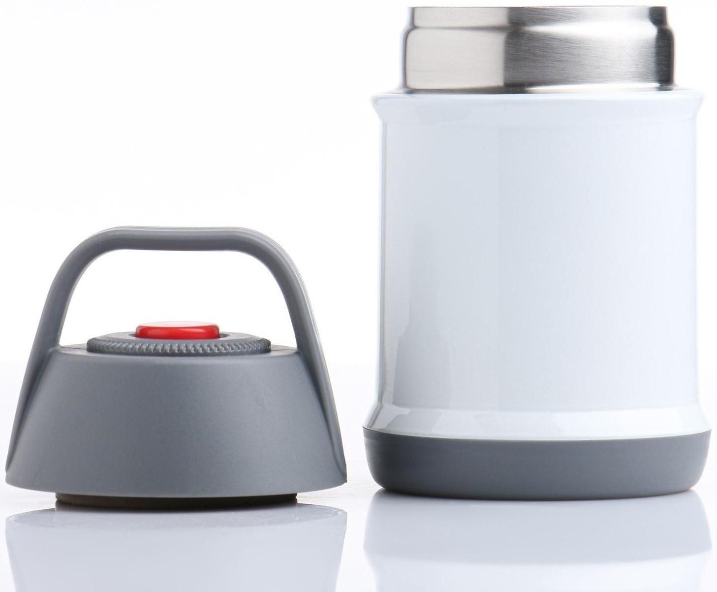 Термос для еды, 450 мл, сохраняет тепло 12 часов, белый