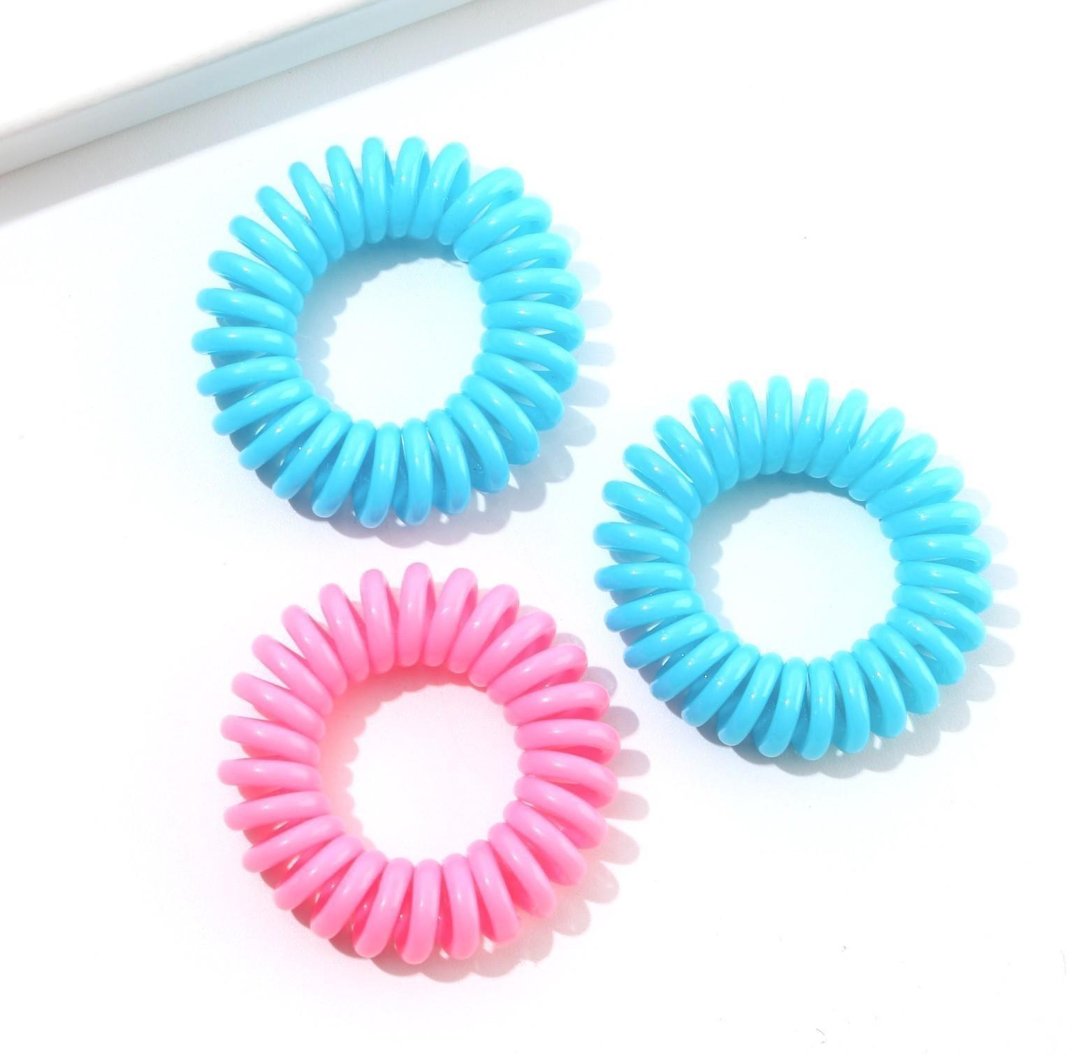 Резинки-пружинки для волос «Счастливого Нового года!», 3 шт., d = 3,5 см.