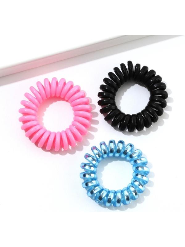 Резинки-пружинки для волос «Успокойся», 3 шт., d = 3,5 см.