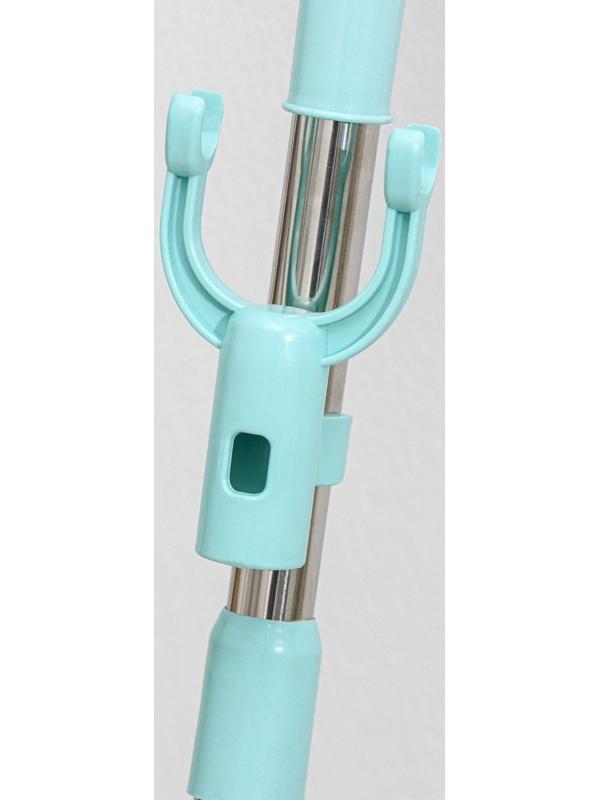 Швабра для мытья пола плоская, гибкая, для труднодоступных мест, насадка из микрофибры 9×2 см, 30 см, цвет МИКС