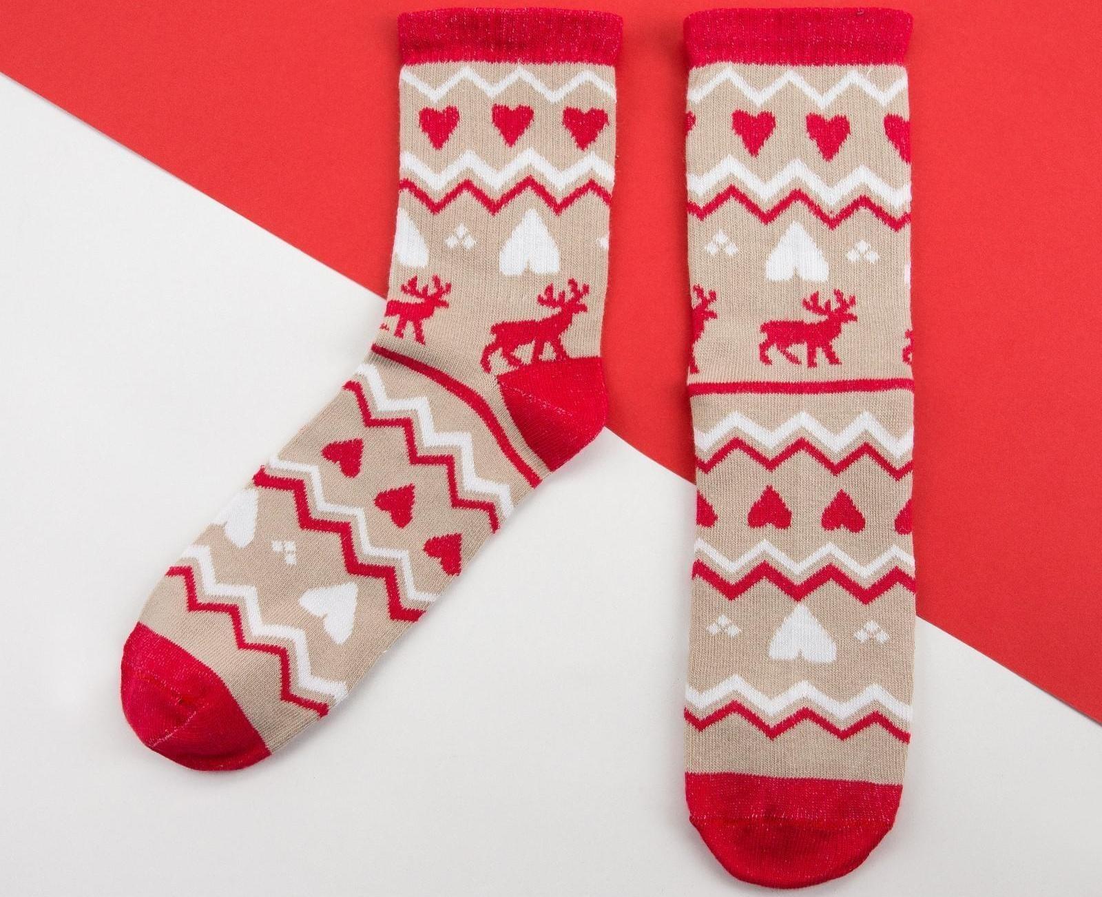 Набор новогодних женских носков KAFTAN 