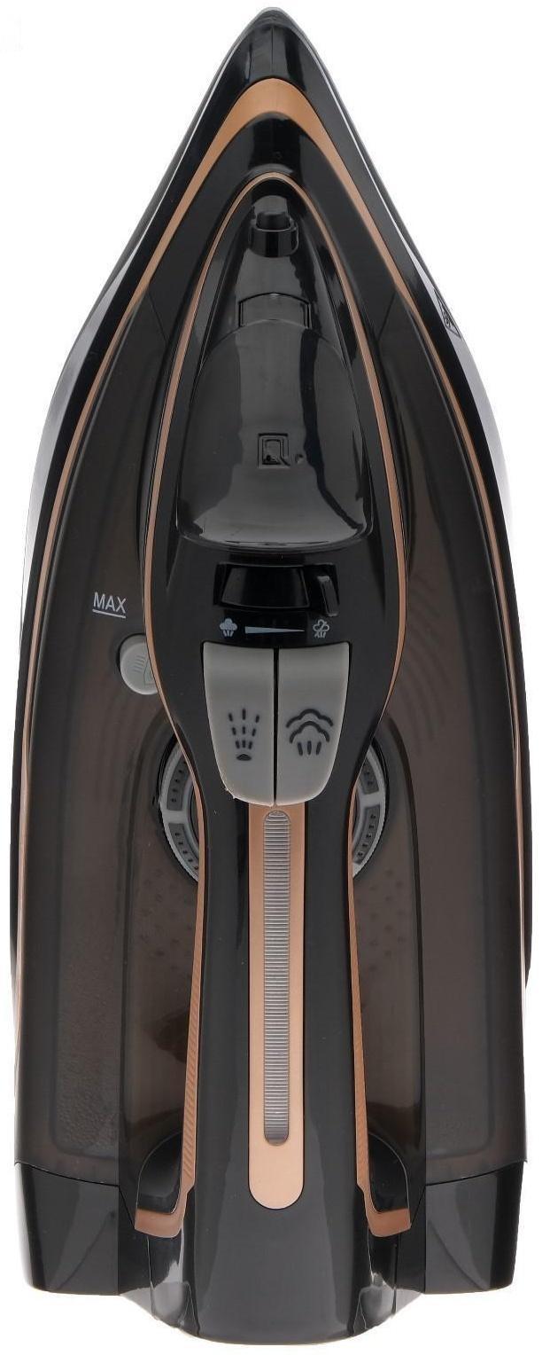 Утюг KELLI KL-1645, 2600 Вт, керамическая подошва, беспроводной, 320 мл, черный