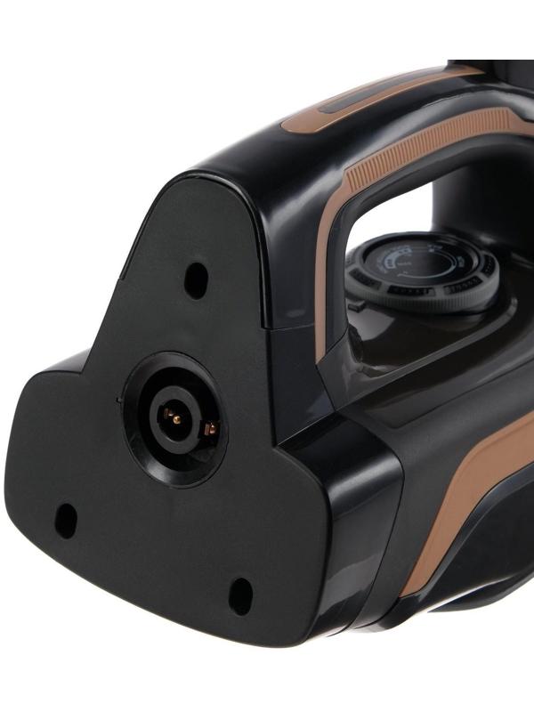 Утюг KELLI KL-1645, 2600 Вт, керамическая подошва, беспроводной, 320 мл, черный