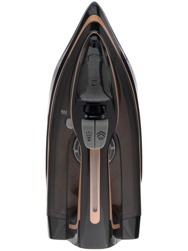 Утюг KELLI KL-1645, 2600 Вт, керамическая подошва, беспроводной, 320 мл, черный