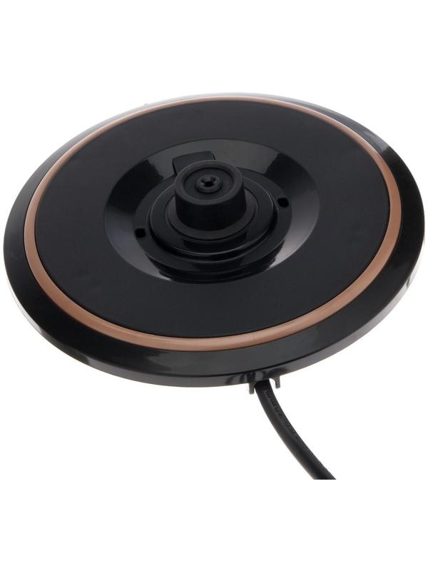 Утюг KELLI KL-1645, 2600 Вт, керамическая подошва, беспроводной, 320 мл, черный