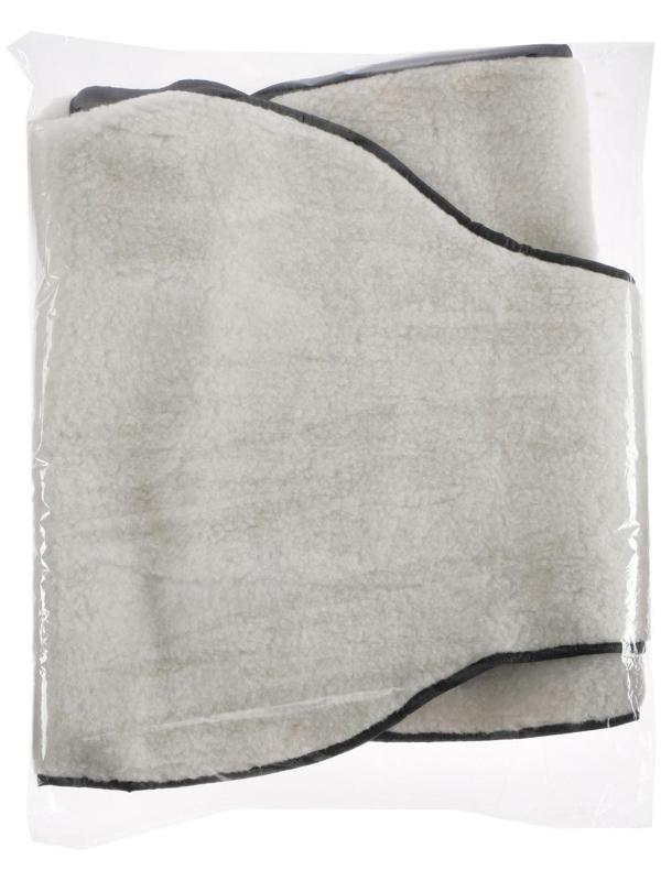 Накидка на переднее сиденье, искусственный мех, размер 55 х145 см, белый