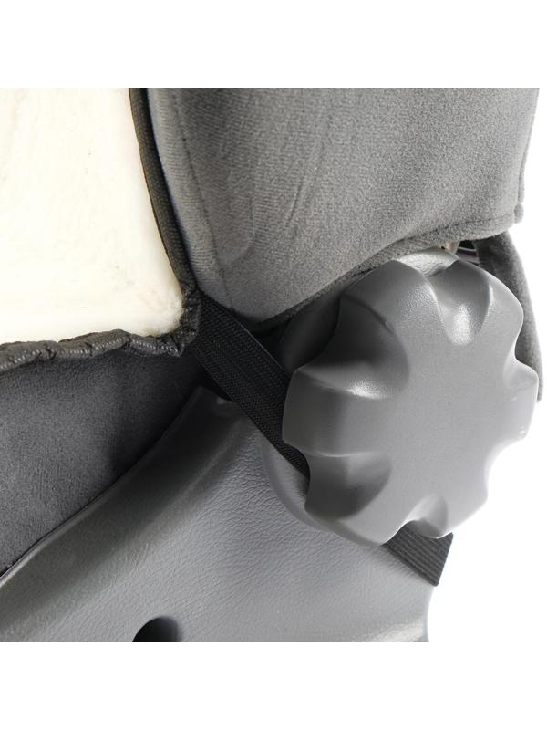 Накидка на переднее сиденье, искусственный мех, размер 55 х145 см, белый