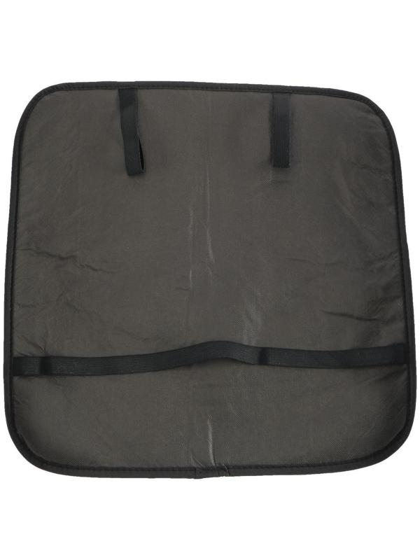 Накидка на переднее сиденье, искусственный мех, размер 48 х 48 см, серый