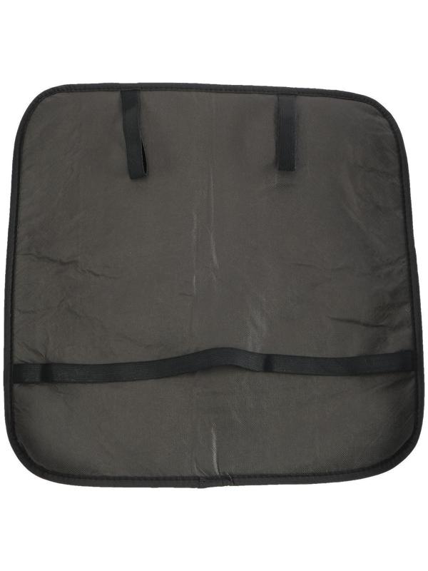 Накидка на переднее сиденье, искусственный мех, размер 48 х 48 см, серый