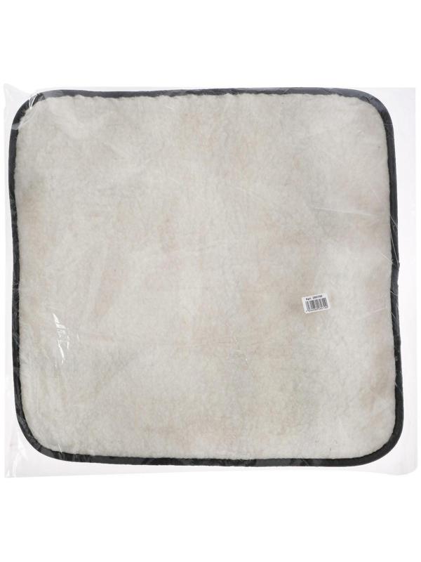 Накидка на переднее сиденье, искусственный мех, размер 48 х 48 см, белый