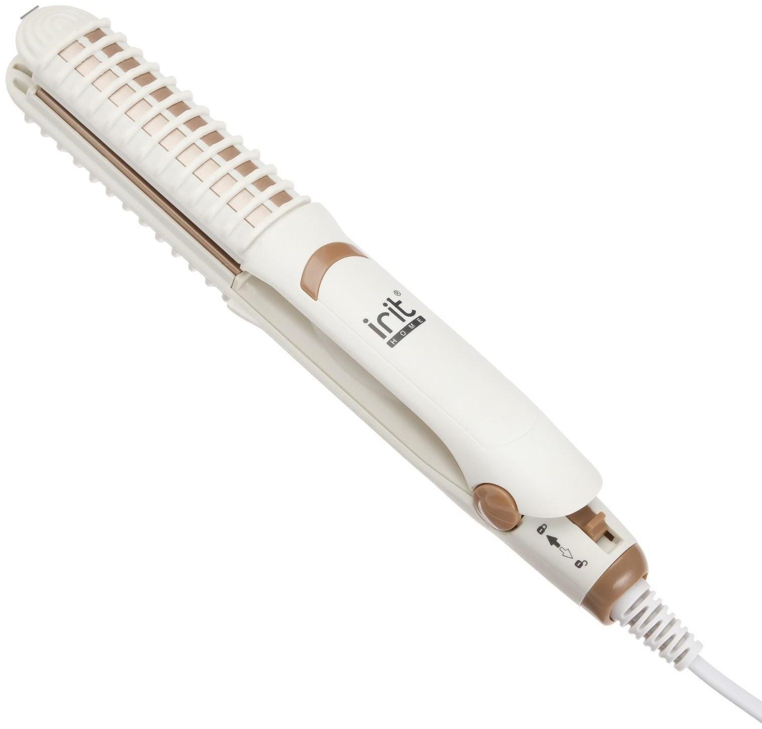 Выпрямитель Irit IR-3187, 30 Вт, керамическое покрытие, 75х20 мм, 170 °С, белый