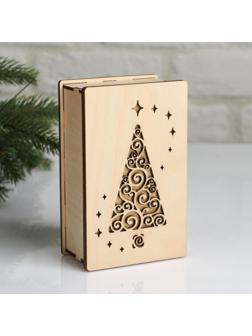 Коробка деревянная, 15×9.5×5.5 см 