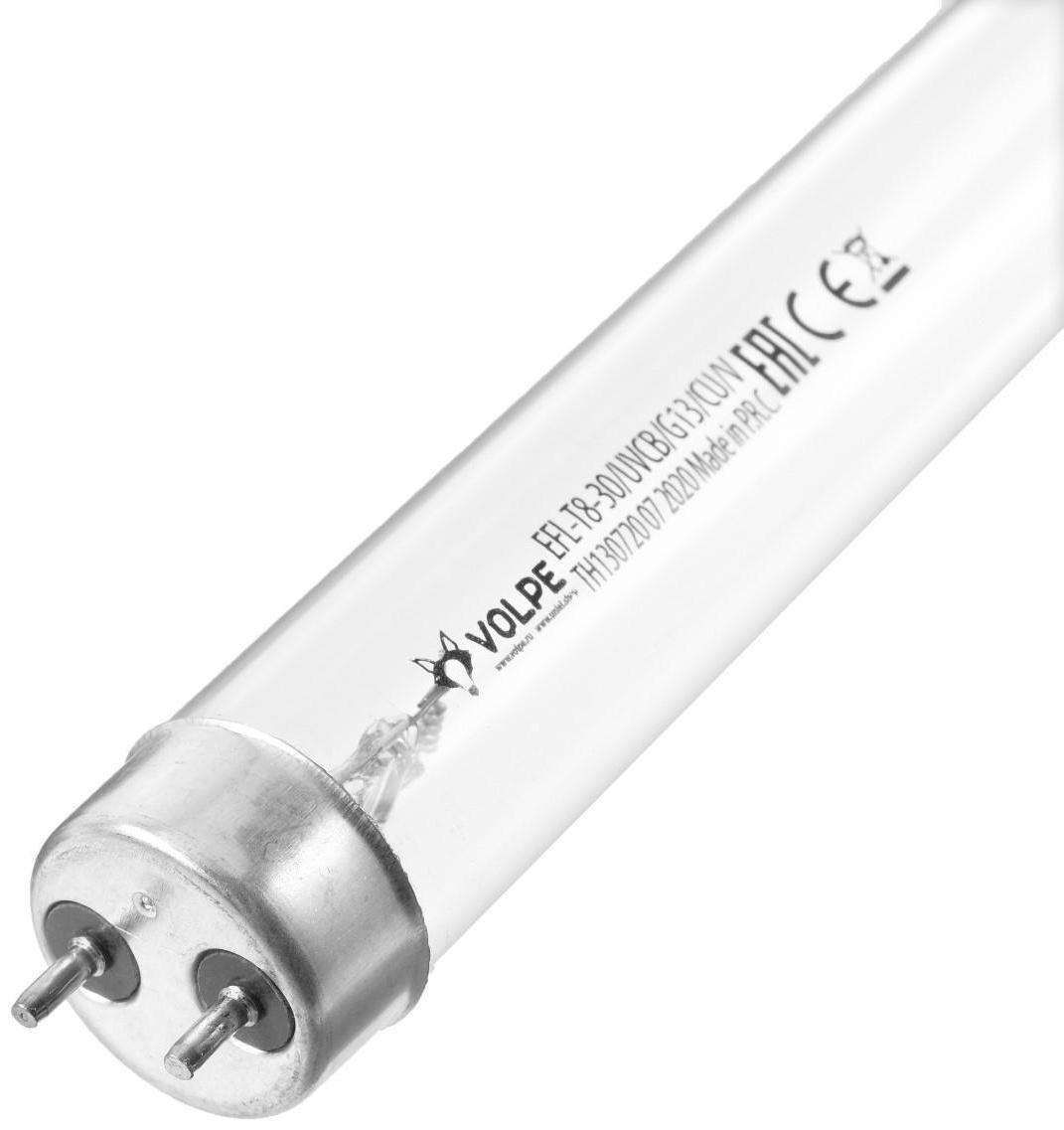 Лампа ультрафиолетовая бактерицидная Volpe, G13, 30 Вт, 253.7 нм, 894.6 мм